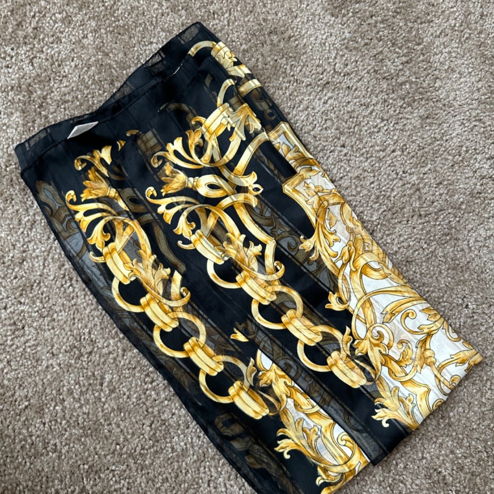 baroque scarf made in Italy - Picture 4 of 4